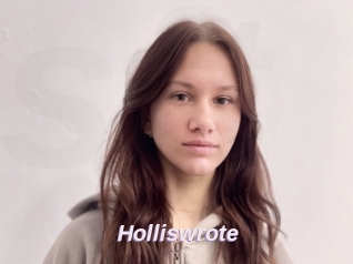 Holliswrote
