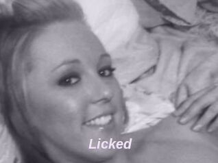 Licked